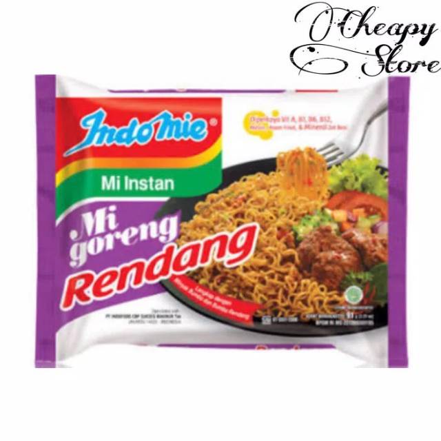 

Indomie mie goreng rendang