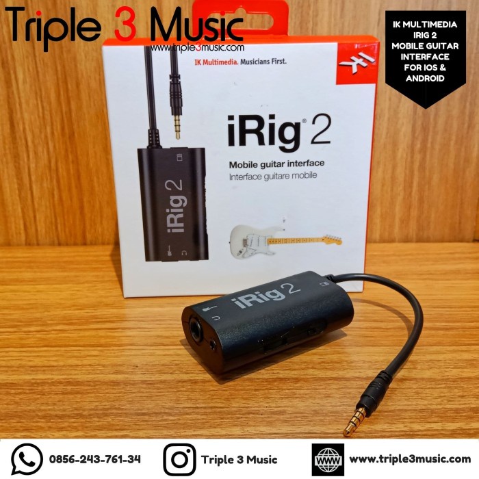 {MusikStore} irig 2 IK Multimedia gitar interface Berkualitas