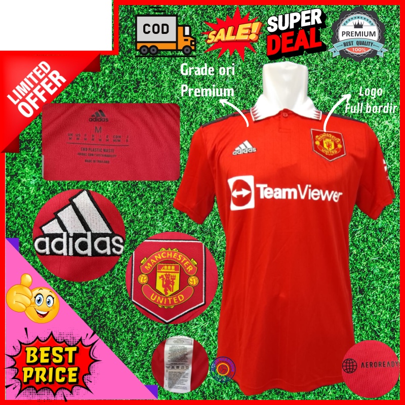 (jerseyolahraga) Kaos Bola Jersey Mu Manchester United 2022 / Jersey Bola Mu Manchester United / Jer
