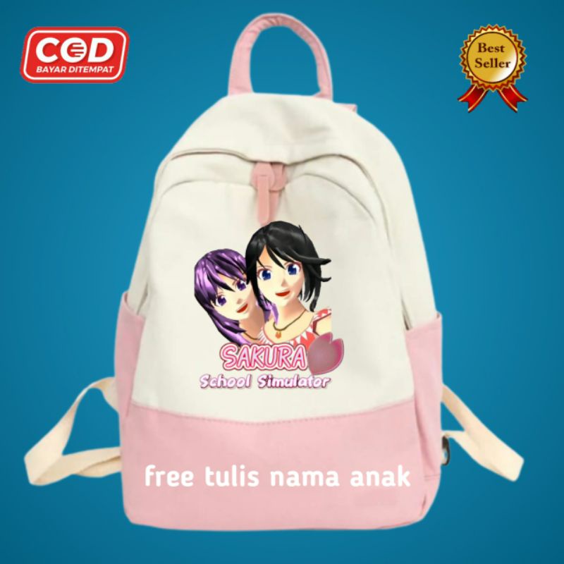 Tas Ransel Anak Tas sekolah Sakura school Simulator