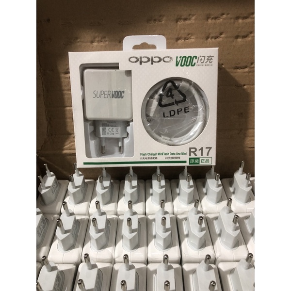 CHARGER OPPO R17 VOOC FAST CHARGING ORIGINAL MICRO TIPE C