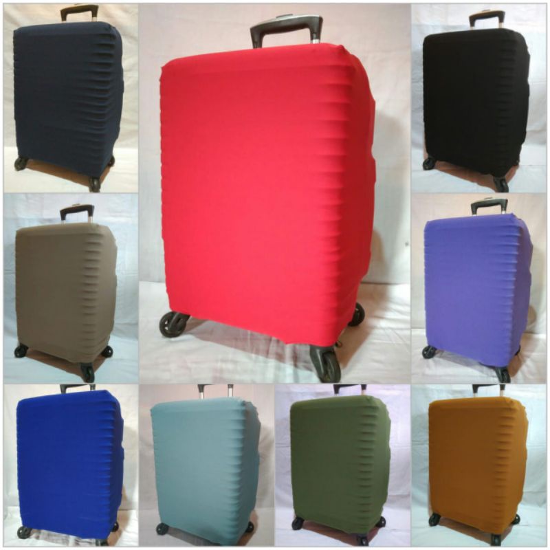 Cover koper / sarung pelindung koper polos size 17 inch 30 inch