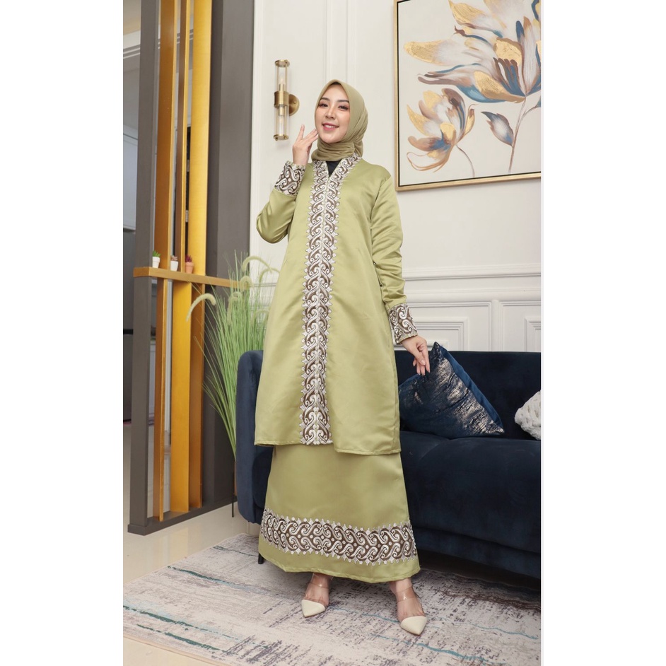 Set Rok Bordir Tradisional ||Set Kebaya Mewah || Set Kebaya Wisuda Kekinian || Set Seragam Tradisional || Brand Pelangi Jaya
