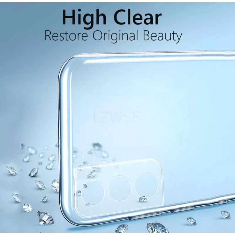 Luxury Clear Case Samsung A04s Soft Case Casing Samsung A04s Cristal Clear