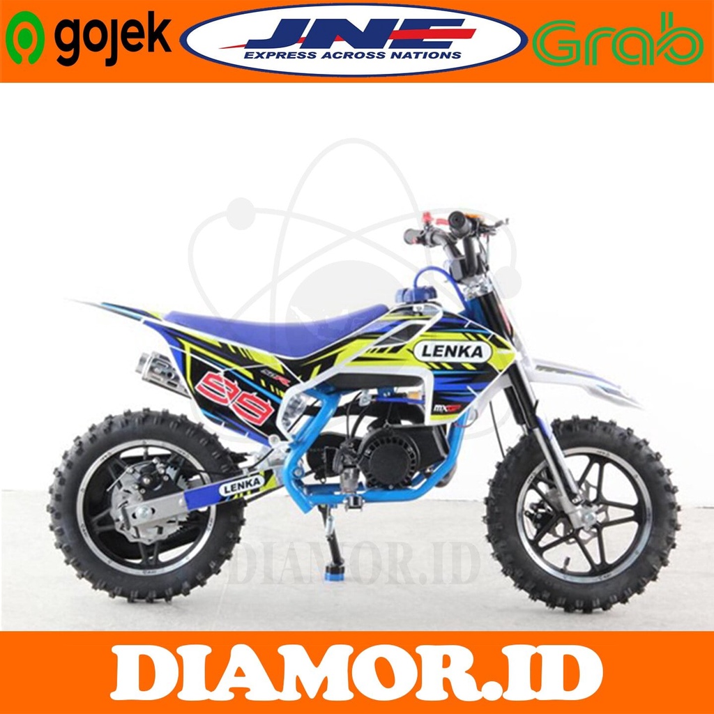 Mainan Anak Motor Mini Trail Bensin Lenka MC 99 MC 55  Pullstart