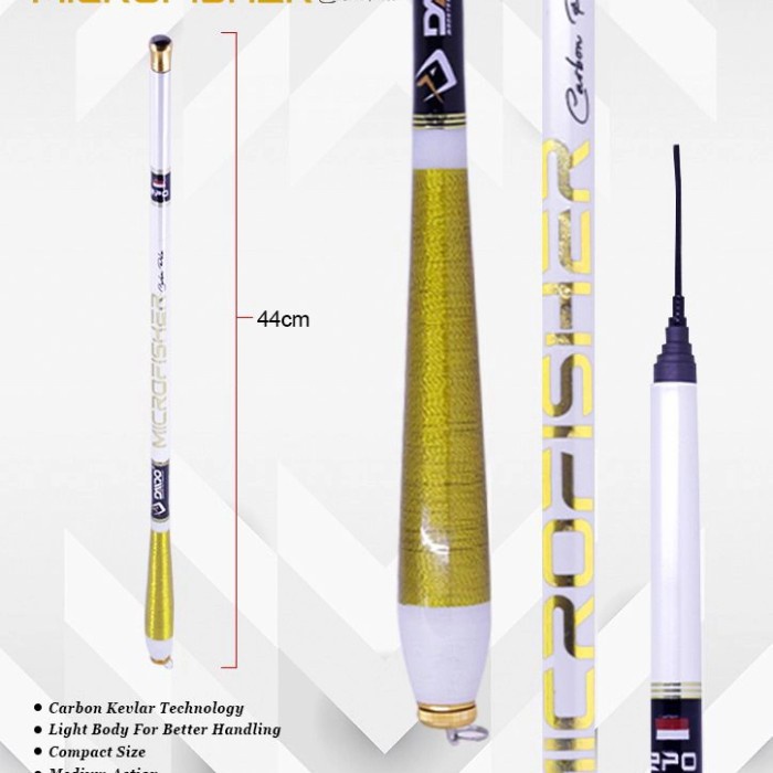 PROMO COD JORAN TEGEK CARBON RUAS PENDEK DAIDO MICROFISHER 210-450 - 210