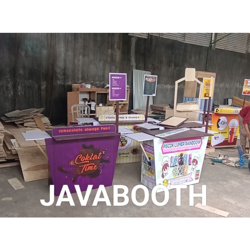 Booth Portable / Gerobak Lipat Jawa Model Tas Koper