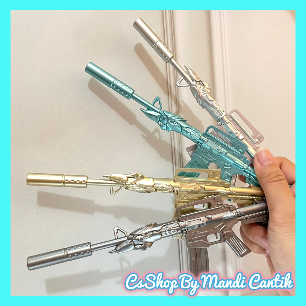 

Pulpen Gel Bentuk Mainan Senjata Full Body v2 Pen Gel Mainan Lucu