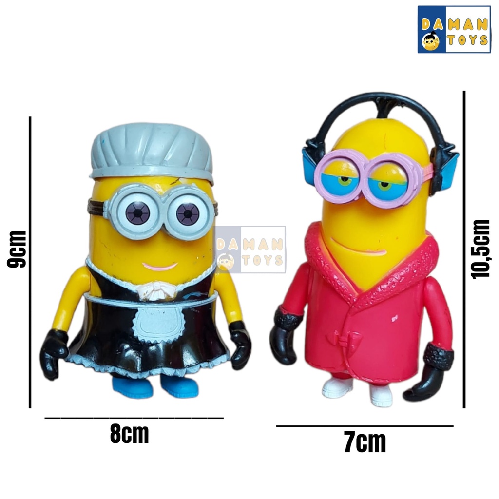 Mainan Minions The Rise Of Gru Minions Despicable Me 2 Action Figure Mainan Pajangan Hiasan Kue Topper Cake Mainan Pajangan Hiasan Miniatur