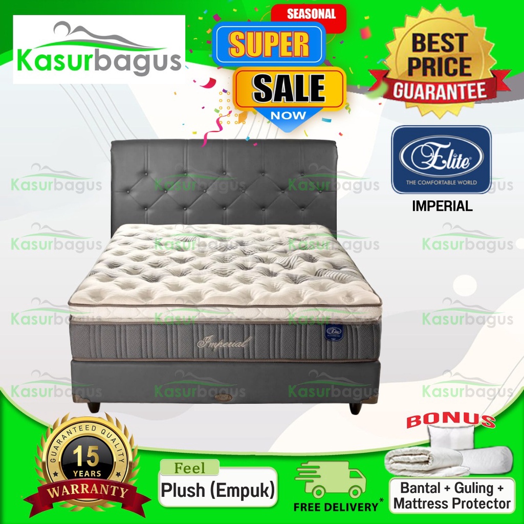 Elite Kasur Springbed Imperial - Full Set 180x200