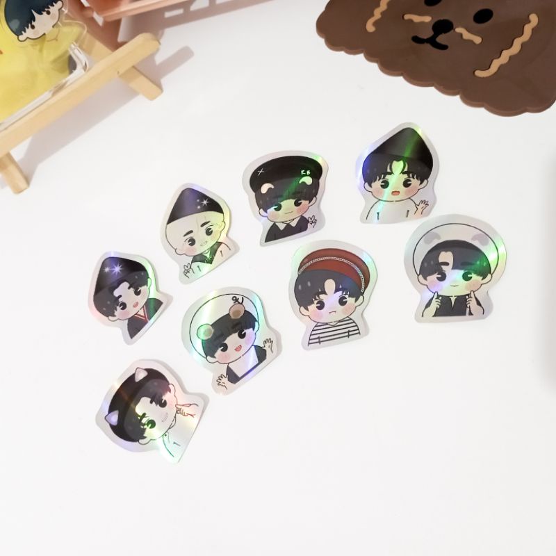 Jual Sticker Hologram Stray Kids Maxident Shopee Indonesia