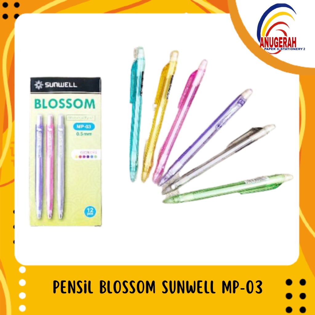 

Pensil Mekanik Blossom Sunwell Mp-03 0.5MM