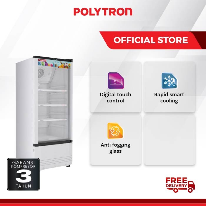 POLYTRON Showcase Minuman Dingin 140 Litres SCN 140X