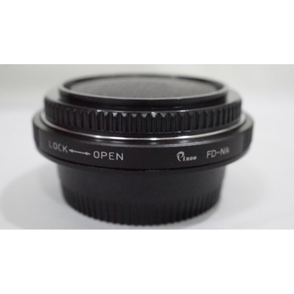 Pixco Lens Adapter Canon FD To Nikon DSLR With Glass / FD - Nikon