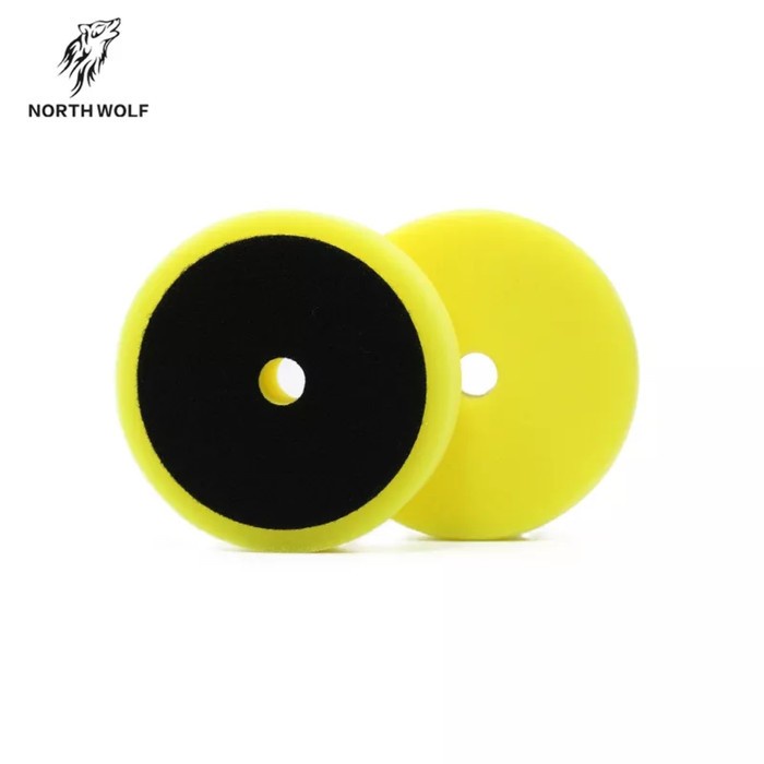 NORTHWOLF Foam Pad 3 inch Convex  Busa Mesin Poles YELLOW Medium