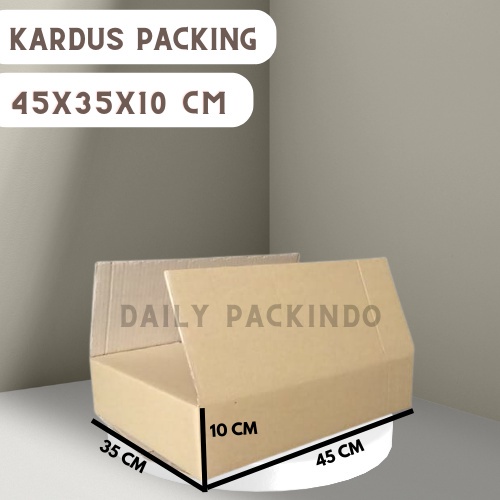 

Kardus/Packing/Dus/Corrugated/Box Ukuran 45X35X10 Cm Dus Besar Double Wall