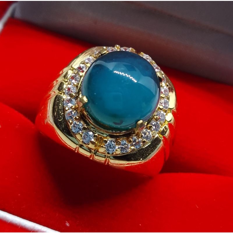 CINCIN BATU BACAN DOKO KRISTAL 100% ASLI NATURAL