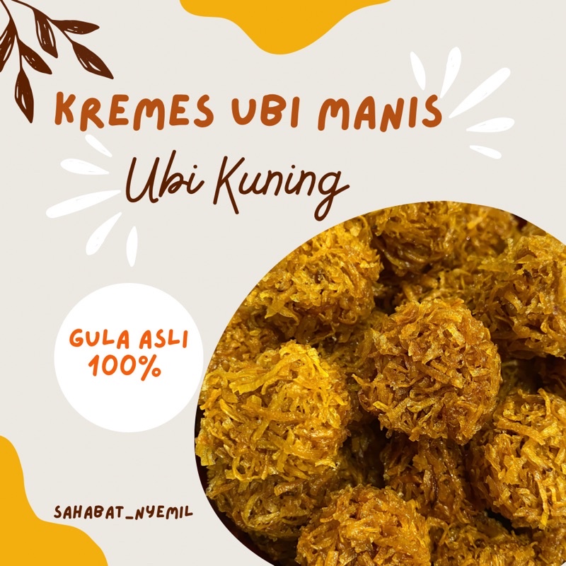 KREMES UBI CILEMBU ISI 40pcs / GRUBI KREMES