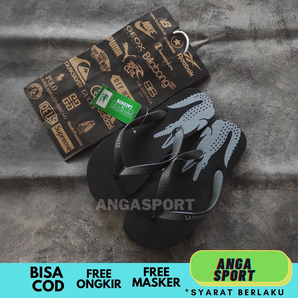 SANDAL JEPIT PRIA LACOSTE / SANDAL  DISTRO TERMURAH / SENDAL JEPIT KASUAL / SENDAL JEPIT SANTAI TERBARU / SANDAL JEPIT COWOK KEREN