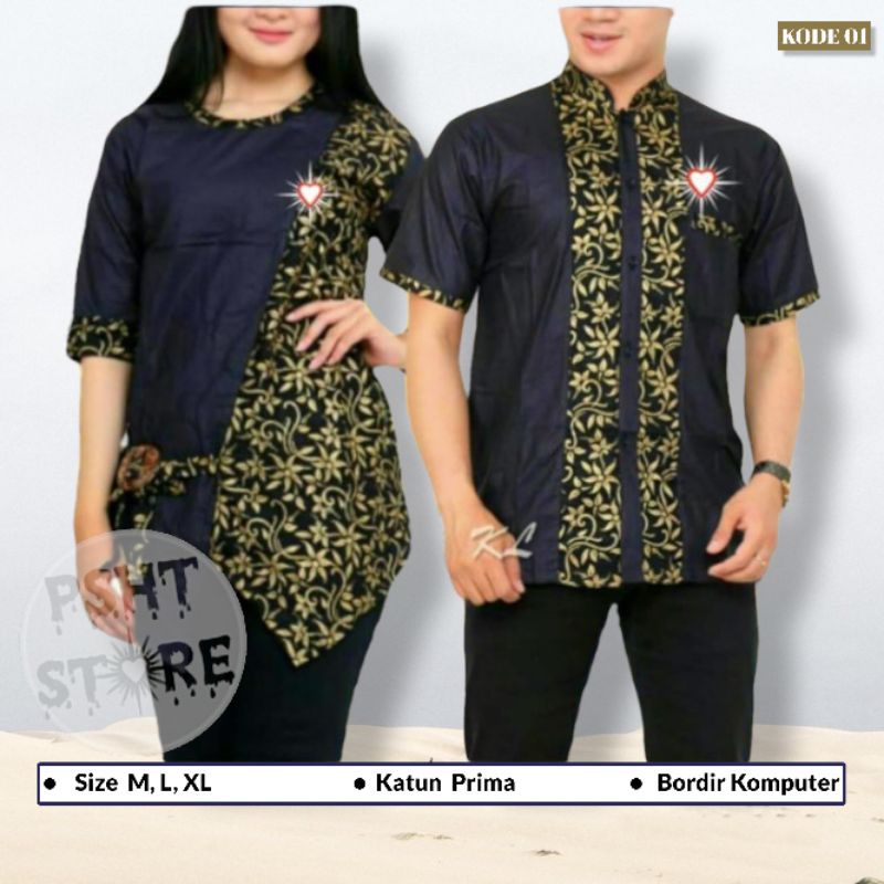 (KODE 01) Batik couple PSHT