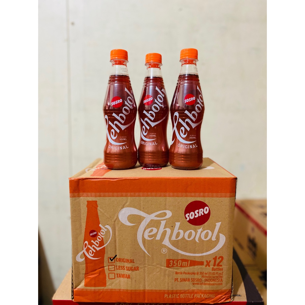 TEH BOTOL SOSRO BOTOL PET ORIGINAL