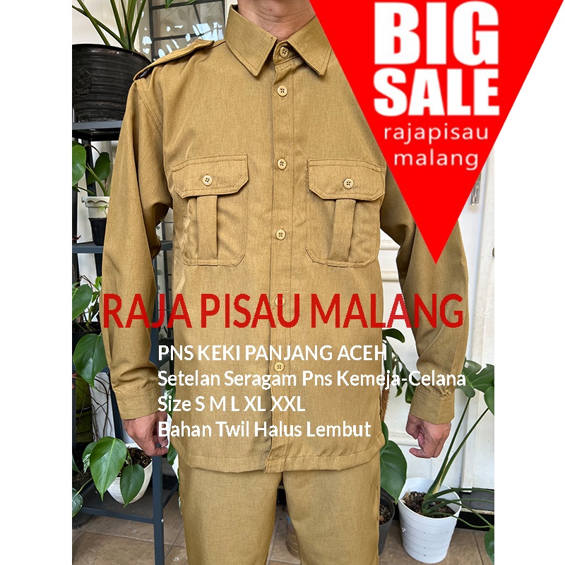 RPM Pns keki Seragam Pemda pria lengan panjang YD