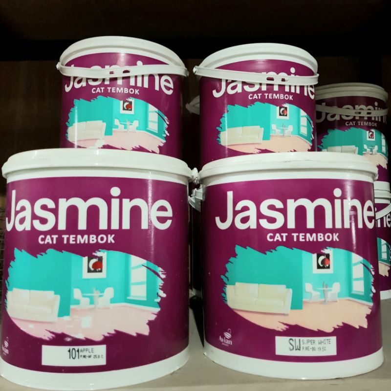 CAT TEMBOK JASMINE 1GALON 5KG