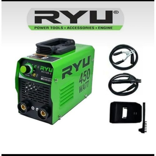 Ryu Mesin Las Listrik 450 Watt Inverter IGBT 120A/ Mesin Las 450 Watt Full Set Lengkap