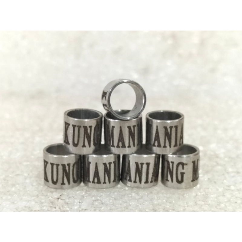 RING BURUNG PERKUTUT BAHAN BAJA ANTI POTONG MURAH RING KUTUT BISA PESAN NAMA