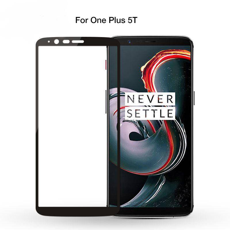 Tempered Glass Pelindung Layar 2.5D Full Cover Untuk OnePlus 3 3T 5 5T 6 6T 7 7T 8T