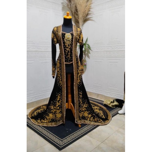 kebaya bludru kutu baru payet
