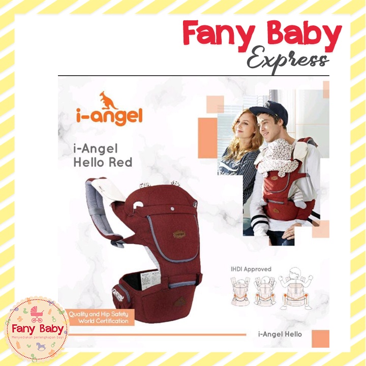 I-ANGEL HELLO RED - BABY CARRIER