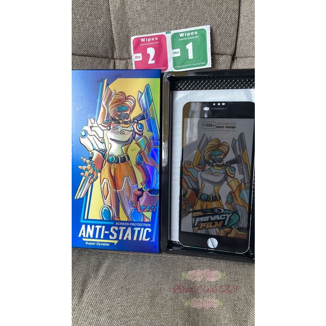 ANTI STATIC TEMPERED GLASS TG ANTI GORES KACA SPY PRIVACY ANTI SPY ANTI KEPO KUALITAS IMPORT JAPAN FOR IPHONE 7+ 8+ X XR XS XS MAX 11 12 13 MINI PRO MAX 14 PLUS 14 PRO MAX BC6760