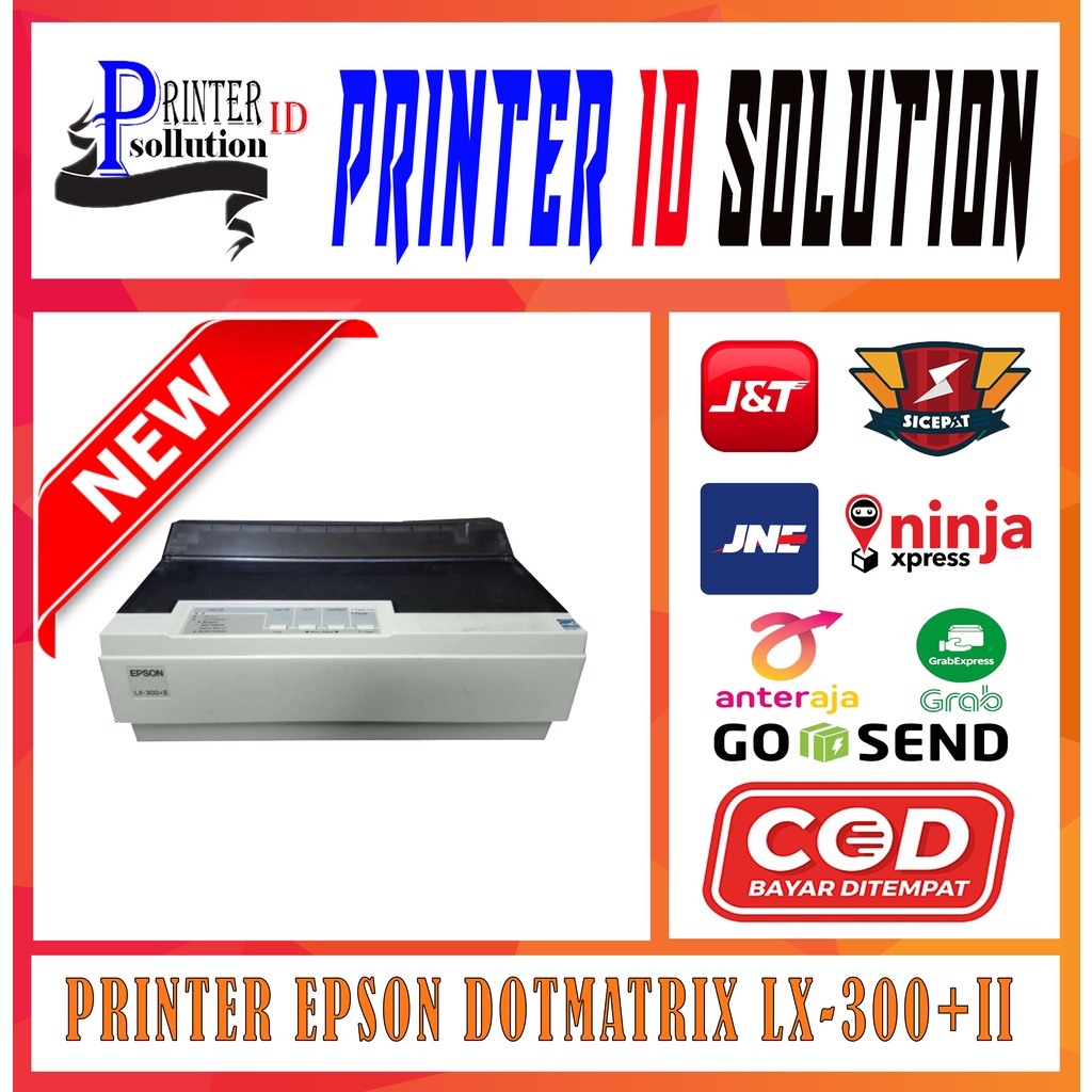 printer epson dot matrix lx300+ii baru masih dus