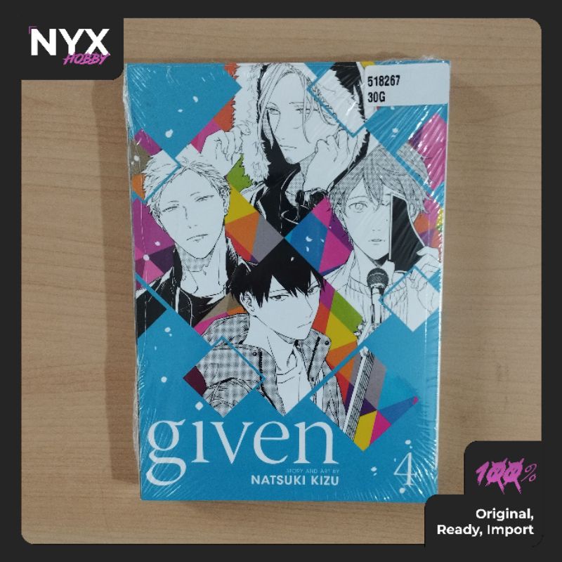 Given Manga Komik English Import Volume 4