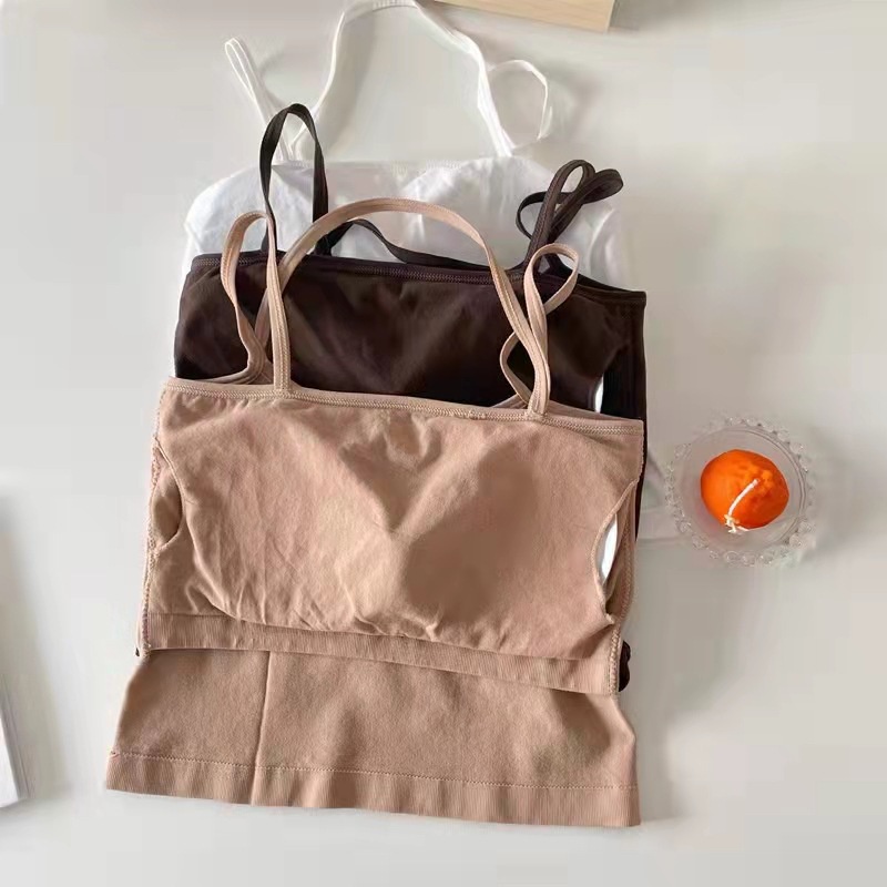 RSB BR103 Bh Tanktop Crop Top 3 Tali Pakaian Dalam Wanita Cewek Korea Tank Top Cup Bra