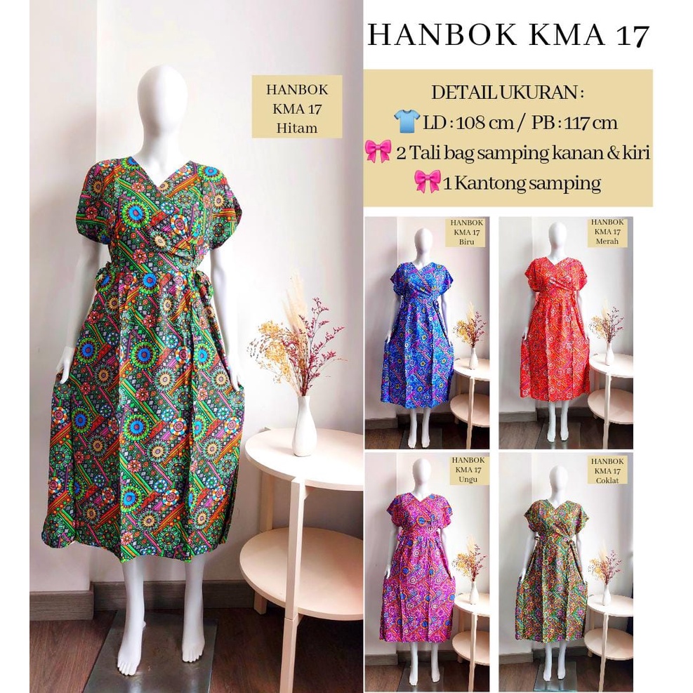 Daster Hanbok Batik Kudamas LD 108cm KS-243 &amp; KMA-17