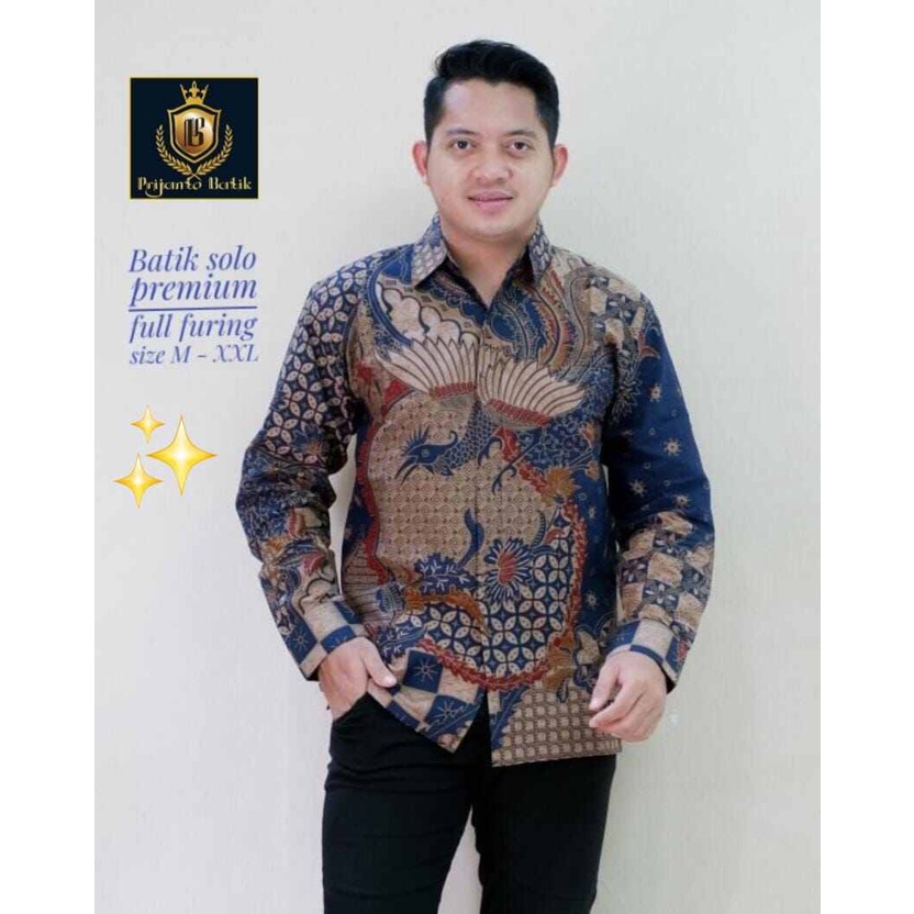 Kemeja batik pria terbaru warna navy full furing / batik lengan panjang warna biru navy terbaru 2023 motif mewah / baju batik kondangan cowok terbaru / kemeja batik kantoran keren / baju batik motif mewah lengan panjang / kemeja batik kekinian MERAKKEMBAR