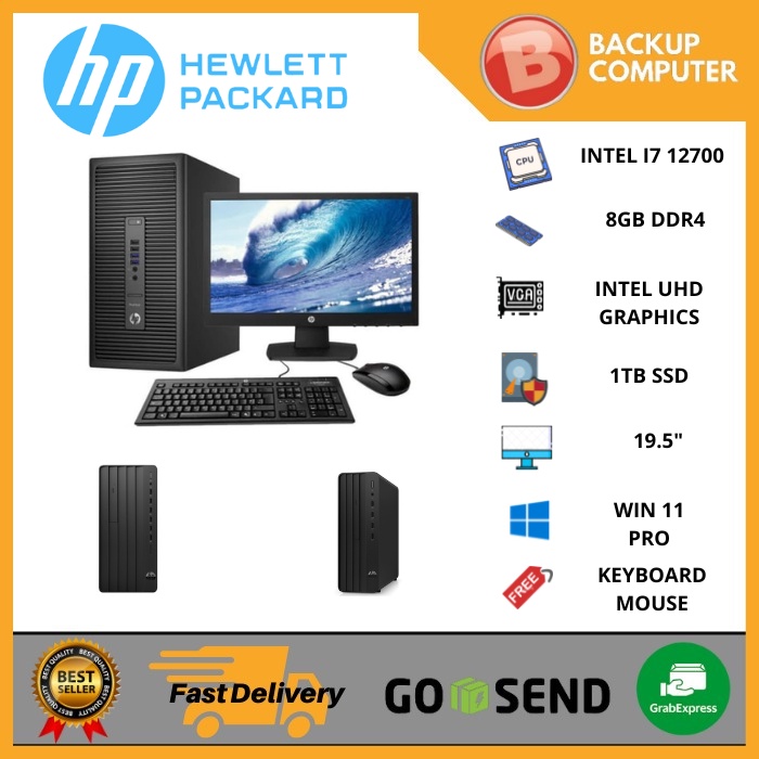 HP PC DESKTOP BU PRO TOWER 280 G9 6N0F5PA i7-12700