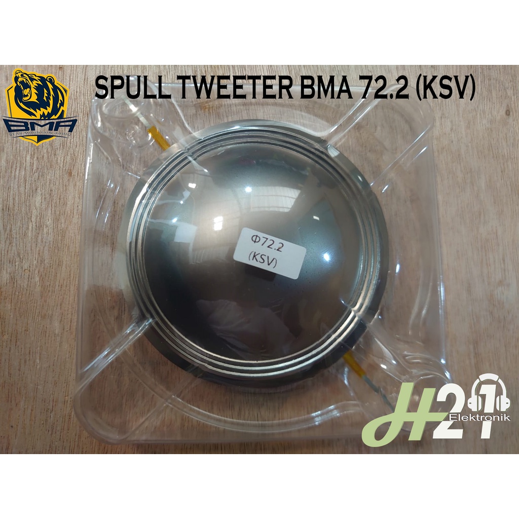 Spull Twitter 72.2 mm BMA KSV B11040 / Spul Spool Voice Coil 72,2 mm BMA KSV B11040 Spull Tweeter 3 