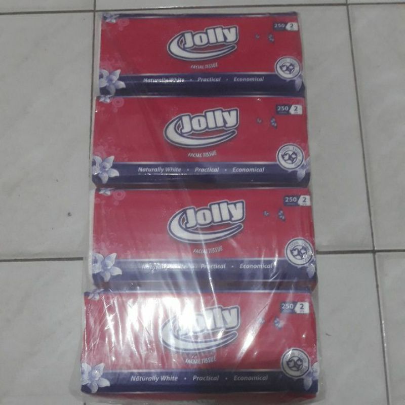 Tissu jolly 250s Murah 1 pack 4 pcs 2 ply