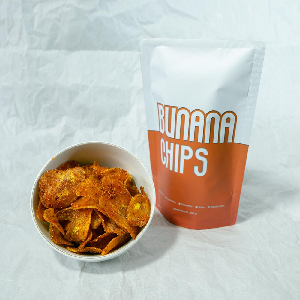 

Keripik Pisang Pedas Asin - BUNANA Chips Pedas Asin
