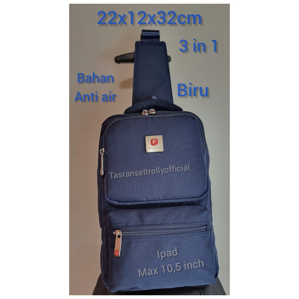 Tas Selempang Travel Polo Interclub Tablet-Ipad max 10,5 inch 100% original