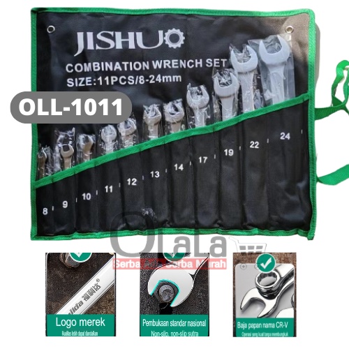 KUNCI RING PAS SET 11 PCS JS-1011