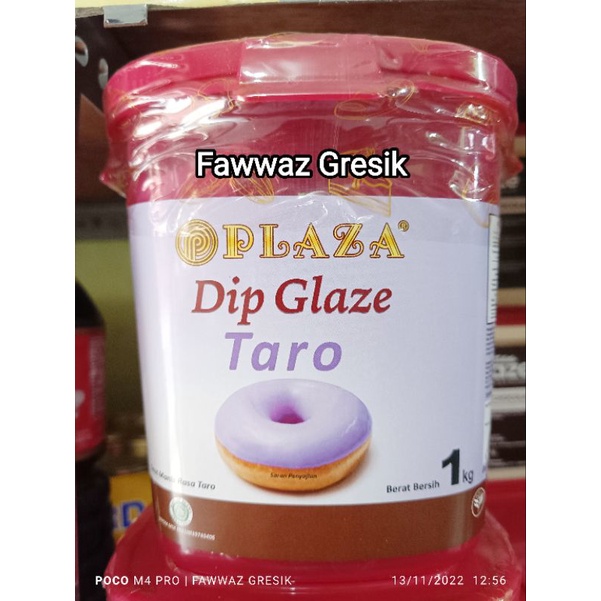 GLAZE COLATTA 1kg / COLATTA DIP GLAZE Plaza Taro / Glaze Dark ubee Donat Collata 1 Kg