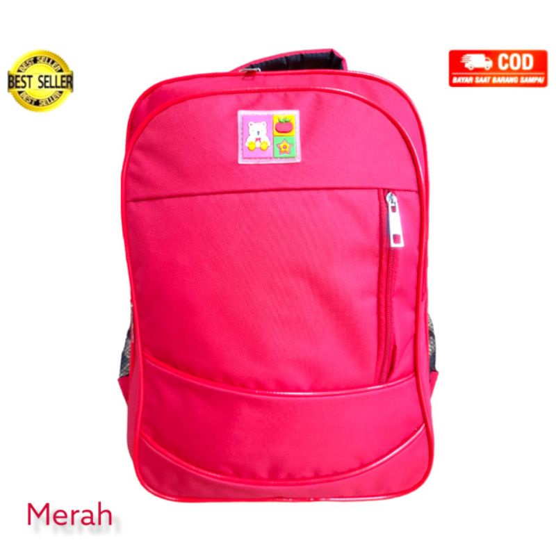 TAS ransel hitam anak laki laki SD SMP