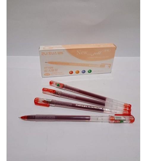 

TERLARIS ( 115 Gram ) SELUSIN 12 Pcs New Gel Pen Zuixua 0.4 mm ✯ 851