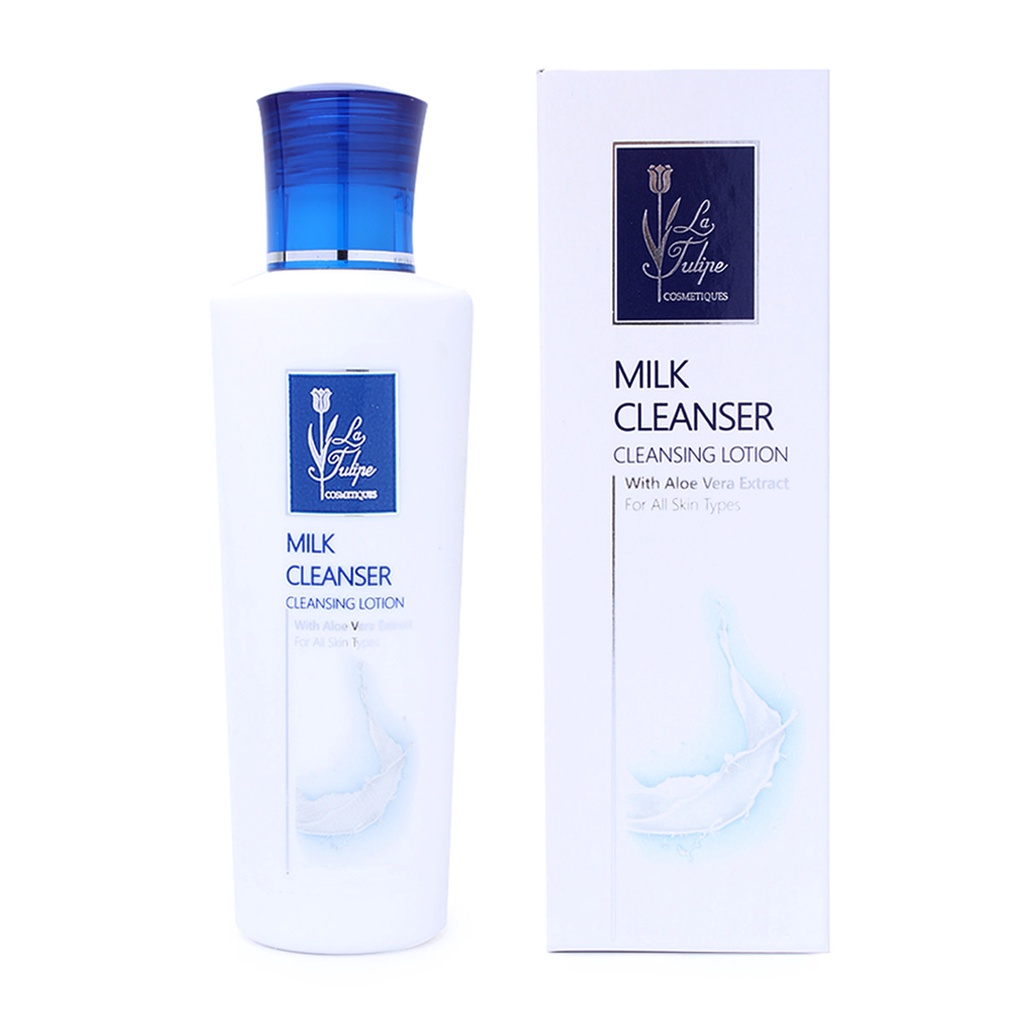 ✿ MADAME ✿ LA TULIPE MILK CLEANSER - CLEANSING LOTION WITH ALOEVERA