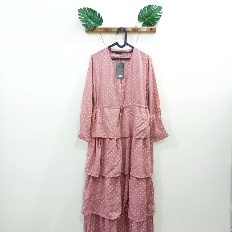 Gamis Umpak Motif Polkadot by EXTU