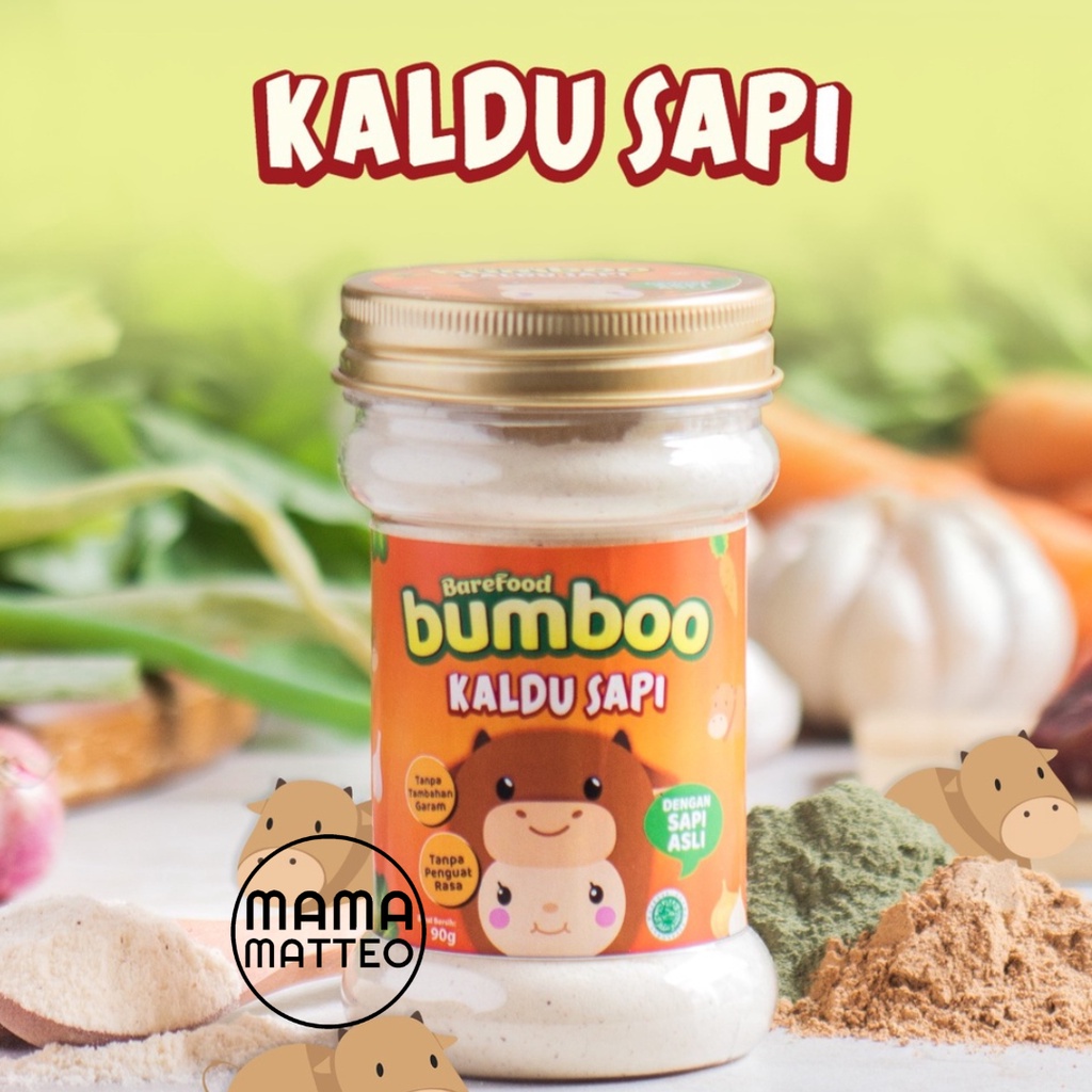 BAREFOOD BUMBOO Kaldu Anak MPASI Asli No MSG Tanpa Gula Garam / Bumboo Kaldu Ayam Jamur Sapi / Bubuk Keju Ati Ayam Ikan Teri / Oil Minyak / BANDUNG